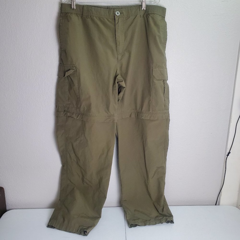 Columbia Omni-Wick Advanced Evaporation Convertible Cargo Hiking Pants Mens L 32